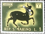 Stamps San Marino -  Intercambio crxf 0,25 usd 1 l. 1970