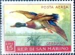 Stamps San Marino -  Intercambio nfxb 0,25 usd 15 l. 1959
