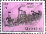 Stamps San Marino -  Intercambio aexa 0,20 usd 3 l. 1964
