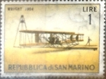 Stamps San Marino -  Intercambio crxf2 0,20 usd 1 l. 1962