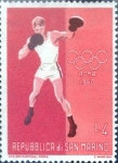 Stamps San Marino -  Intercambio nfxb 0,20 usd 4 l. 1960