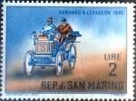 Stamps San Marino -  Intercambio crxf2 0,20 usd 2 l. 1962
