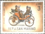 Sellos de Europa - San Marino -  Intercambio crxf2 0,20 usd 3 l. 1962