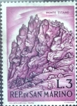 Stamps San Marino -  Intercambio m1b 0,20 usd 3 l. 1962
