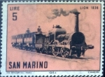 Sellos de Europa - San Marino -  Intercambio jxa 0,20 usd 5 l. 1964