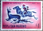 Sellos del Mundo : Europa : San_Marino : Intercambio jxa 0,20 usd 1 l. 1961