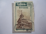 Stamps Romania -  Iglesia de Birsana - Maramures - Rumania.
