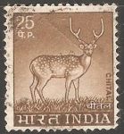 Stamps : Asia : India :  Ciervo