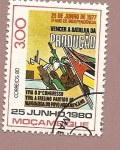Sellos del Mundo : Europe : Mozambique : Segundo Año de la Independencia  - Frelimo