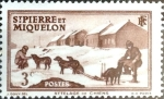 Stamps : America : San_Pierre_&_Miquelon :  Intercambio nfb 0,20 usd 3 cent. 1938