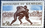 Stamps : Africa : Senegal :  Intercambio 0,20 usd 50 cent. 1961