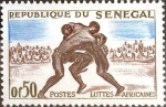 Stamps : Africa : Senegal :  Intercambio 0,20 usd 50 cent. 1961