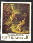 Stamps : Europe : Romania :  Pinturas - Caza, 