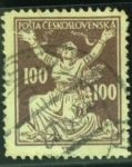 Stamps Czechoslovakia -  rompiendo cadenas 