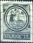 Sellos de Europa - Suecia -  Intercambio cr3f 0,20 usd 15 ore 1971