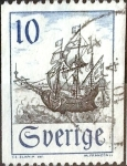 Stamps Sweden -  Intercambio 0,30 usd 10 ore 1967