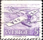 Stamps Sweden -  Intercambio cr3f 0,20 usd 5 ore 1972