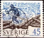 Stamps Sweden -  Intercambio 0,20 usd 45 ore 1970