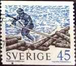 Stamps Sweden -  Intercambio 0,20 usd 45 ore 1970