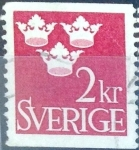Stamps Sweden -  Intercambio 0,20 usd 2 krone 1952