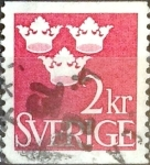 Stamps Sweden -  Intercambio 0,20 usd 2 krone 1952