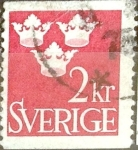 Sellos de Europa - Suecia -  Intercambio 0,20 usd 2 krone 1952