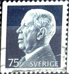 Stamps Sweden -  Intercambio 0,20 usd 75 ore 1973