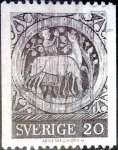 Stamps Sweden -  Intercambio cr3f 0,20 usd 20 ore 1970