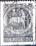 Stamps Sweden -  Intercambio 0,20 usd 20 ore 1970