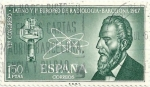 Sellos de Europa - Espa�a -  VII CONGRESO LATINO Y EUROPEO DE RADIOLOGIA EN BARCELONA. WILHELM ROËNTGEN. EDIFIL 1790