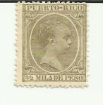 Sellos de America - Puerto Rico -  ALFONSO XIII