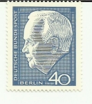Stamps Germany -  Presidente THEODOR HEUSS