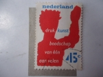 Stamps Netherlands -  Nederland- Druk Kunst.