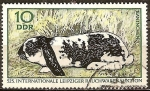 Stamps Germany -  Subasta internacional del tabaco de Leipzig: conejo (DDR).