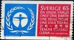 Stamps Sweden -  Intercambio 0,20 usd 65 ore 1972