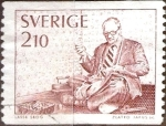 Sellos de Europa - Suecia -  Intercambio 0,20 usd 2,10 krone 1977