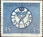 Sellos de Europa - Suecia -  Intercambio cr3f 0,20 usd 45 ore 1968