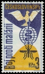 Stamps Czechoslovakia -  Lucha contra la malaria