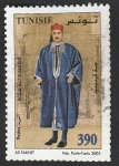 Stamps Tunisia -  Traje típico Jebba Karmassoud