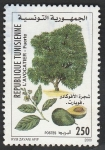 Stamps Tunisia -  Árbol y su fruto, aguacate