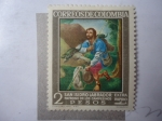 Stamps Colombia -  San Isidro Labrador-Patrono de los Campesinos.
