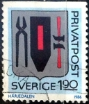 Sellos de Europa - Suecia -  Intercambio 0,20 usd 1,90 krone 1986