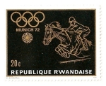 Stamps Rwanda -  Juegos olimpicos de verano. Munich 72.