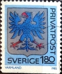 Sellos de Europa - Suecia -  Intercambio 0,20 usd 1,80 krone 1985
