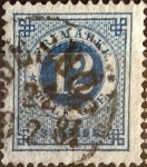 Stamps Europe - Sweden -  Intercambio 0,80 usd 12 ore 1877
