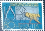 Stamps Switzerland -  Intercambio 1,00 usd 80 cent. 1982