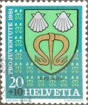 Stamps : Europe : Switzerland :  Intercambio nfxb 0,20 usd 20 + 10 cent. 1981