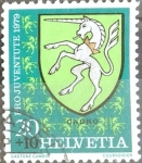 Stamps Switzerland -  Intercambio nfxb 0,20 usd 20 + 10 cent. 1979