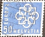 Sellos de Europa - Suiza -  Intercambio 0,45 usd 50 cent. 1959