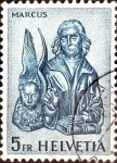 Stamps Switzerland -  Intercambio 0,20 usd 5 fr. 1961